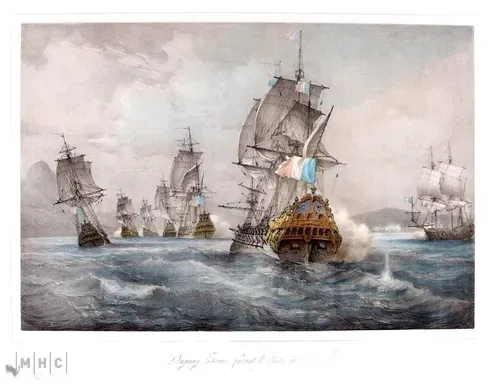 imagem: Duguay-Trouin forçant l’entrée de Rio de Janeiro